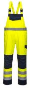 Portwest Hi-Vis Modaflame Bib and Brace Size XXL (Leg 31)