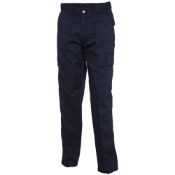1 x Uneek Cargo Work Trousers Navy Size 30L