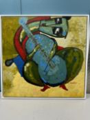 Prince Obasi, Acrylic On Canvas, Poetic Symphonist II