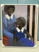 Yakno Ene, Sisters Keeper, Acrylic On Canvas, 2022