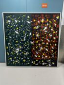 Olusegun Paul Andrew, Acrylic On Canvas, Falling Stars (Gift of Nature Series) 2020.