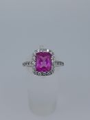 Silver Dress Ring Set With CZ Stones