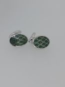 Hackett Designer Enamelled Cuff Links