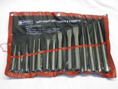 14 Piece Heavy Duty Punch and Chisel Set L5b