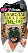 50 x 7th Heaven Charcoal and Black Sugar Peel Off Masks L9a