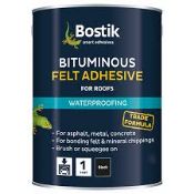 Bostik Bituminous Felt Adhesive For Roofs 5L Black