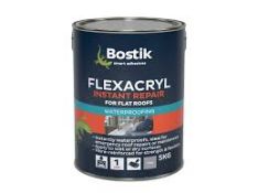 Bostik 2.5kg Flexacryl Flexible Long Lasting Waterproof  Black