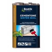 Bostik Cementone Water Seal 5L Waterproof Brick Stone Rain Damage Protection