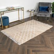 Cross Textured Jute Rug RRP - £250