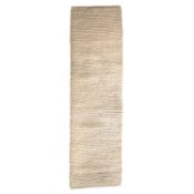 Cream Bubble Runner Wool Rug (60 x 230cm) RRP - £228