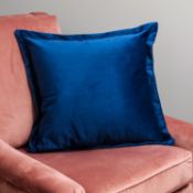 Navy Blue Velvet Cushion Cover RRP - £30