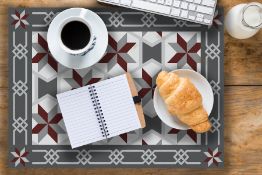 Roma Vinyl Table Mat 33x45cm (Set of 4) RRP - £44
