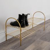 Gold Shoe Rack RRP - £80