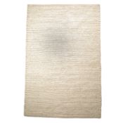 Cream Knitted Large Wool Rug RRP - £524