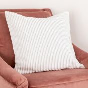 White Corduroy Cushion RRP - £40