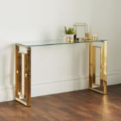 Milano Gold Plated Console Table RRP - £520