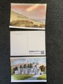 King / Prince Limited Edition Collectors Cards SET of 3 Windsor Balmoral Wensleydale ex Newmarket