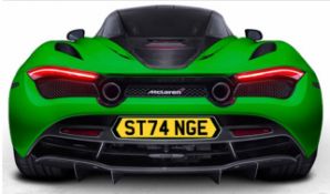 *ST74 NGE* Cherished private registration Number Plate - STRANGE