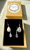 2 Pairs of 925 Silver Earrings