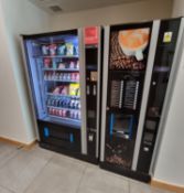 Fully Working Sanden Vendo G-Snack Design Vending & G-Caffè Coffee Machines - Coin Mechanism