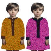 Job Lot 45 Girls Printed Cord Dresses | Pink & Yellow | 3-5 Years | RRP £30 Each