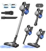 Cordless Stick Handheld Vacuum Cleaner,15000PA 6 In 1 With LED Light+2 Hepa Filters+2000Mah 6-Cel...