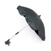 6 x Clair De Lune Universal Waterproof Pushchair Parasol - Black RRP £12.99 ea L11