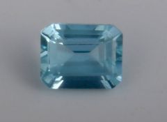 Aquamarine, 0.74 CT