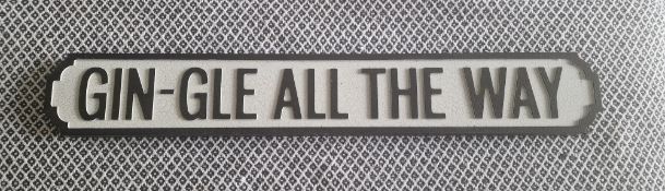 Wooden Street Sign 