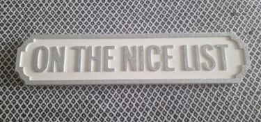 Wooden Street Sign 