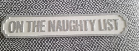 Wooden Street Sign 