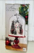 Snowman Scene Christmas Holiday Cloche New Tatty Box