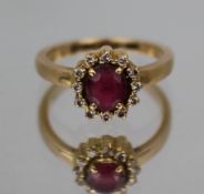 18ct Ruby Ring