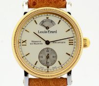 Louis Erard / Reserve De Marche Mecanique Manual La Longue Ligne - Gentlemen's Steel Wristwa...