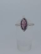 Silver Dress Ring Set with Cz Stones