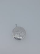 Silver Locket Tree Of Life Design