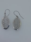 Silver Drop Earrings