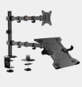 Vonhaus Monitor Mount & Laptop and Tablet Shelf. RRP £45 - Grade U