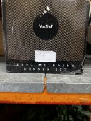 Vonshef 16PC Melanmine Dinner Set. RRP £30 - Grade U