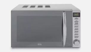 EGL 20L Digital Microwave With Grill. RRP £80 - Grade U