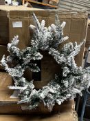 Christmas Garland Door Decoration. RRP £25 - Grade U