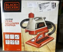 Black and Decker 2400W Steam Wallpaper Stripper. RRP £50 - Grade U