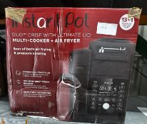 Instant Pot Duo Crisp With Ultimate Lid Air Fryer and Multi Cooker. RRP £150 - Grade U