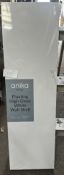 Anika Floating High Gloss White Wall Shelf. RRP £20 - Grade U