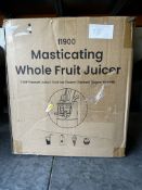 Fridja F1900 Masticating Whole Fruit Juicer. RRP £70 - Grade U