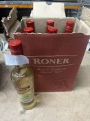 Roner Liquer Alcoholic Drink 6 Bottles. RRP £120 - Grade A