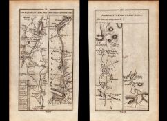 Ireland Rare 177 Antique 245 Yr-Old Map Enniscorthy Carlow Tullow Wexford.