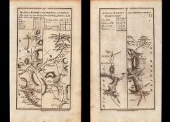 Ireland Rare 177 Antique 245 Yr-Old Map Cloegall, Carnew, Gorey, Wicklow.