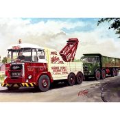 Mobile Foden Recovery Crane Extra Large Nostalgic Metal Wall Art
