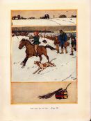 Setting Off Cecil Aldin Old Christmas 1908 Antique Illustration-24.